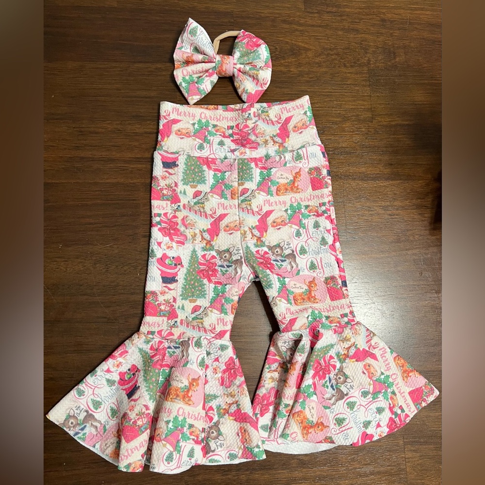 Pink Christmas bells